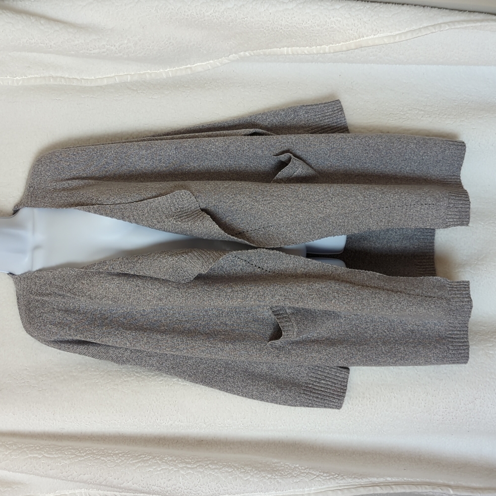 Easel Open Front Cardigan Pockets Size M